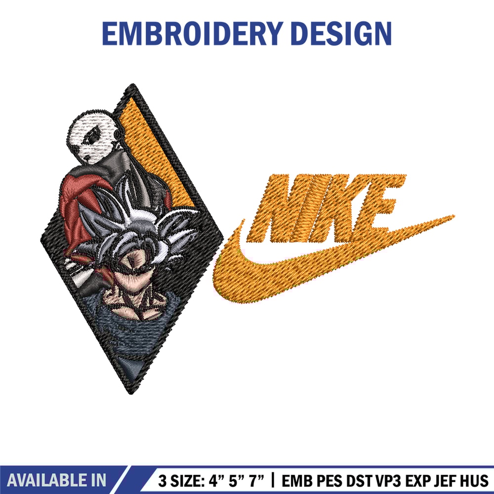 Dragonball Nike Embroidery design, Dragonball Embroidery, Nike design, Embroidery file, anime shirt, Instant download..jpg