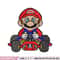 Mario car embroidery design, Super Mario bros embroidery, game design, logo design, game shirt, Digital download..jpg