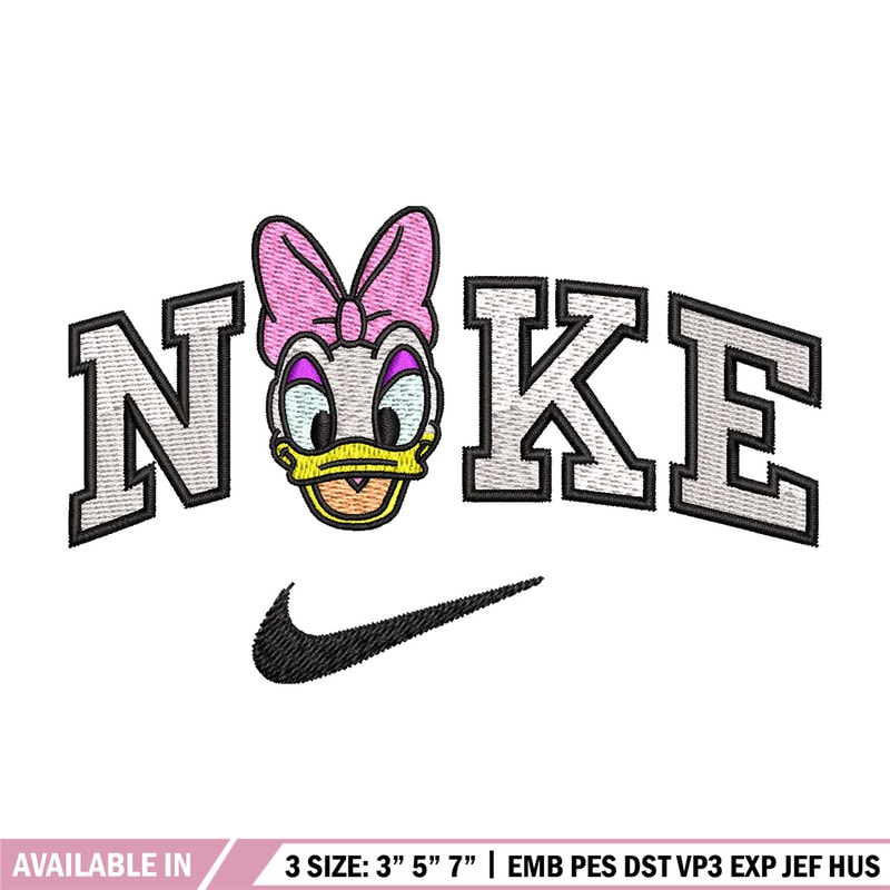 Nike x daisy embroidery design, Daisy embroidery, Nike design, Embroidery shirt, Embroidery file, Digital download.jpg