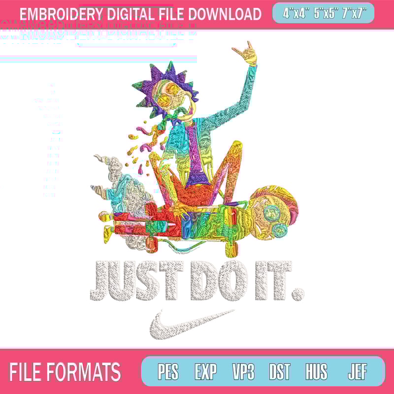 Just do it cartoon Nike Embroidery design, Cartoon Embroidery, Nike design, Embroidery file, Instant download..jpg