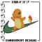 Charmander nike Embroidery Design, Pokemon Embroidery, Embroidery File, Nike Embroidery, Anime shirt, Digital download.jpg