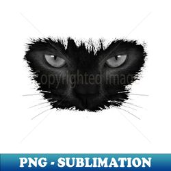 BLACK CAT - PNG Transparent Sublimation Design - Add a Festive Touch to Every Day