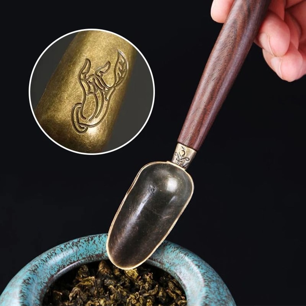 Retro Tea Spoon with Wooden Handle