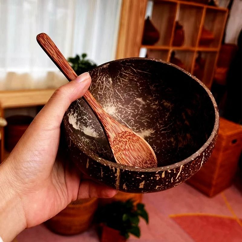 Handcrafted coconut bowl shop