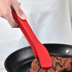 multi-function silicone non-slip tongs spatula, ideal for sandwich baking, grilling, and home cooking utensils