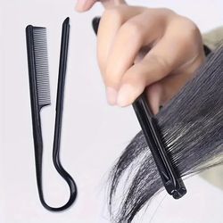 professional hair styling tool, v-comb straightening splint comb for messy hair and wigs