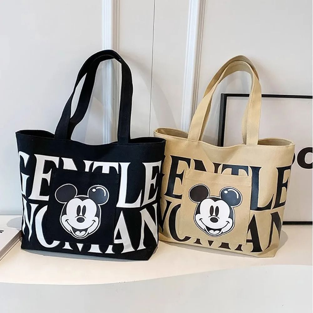 Durable Mickey canvas bag for daily use