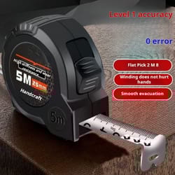 heavy-duty stainless steel tape measure, 3m/5m/7.5m/10m anti-drop construction ruler