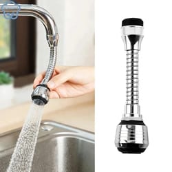 360° rotating stainless steel kitchen faucet sprinkler, water-saving splash-proof extender bubbler