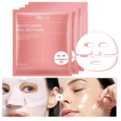 collagen sleeping mask set, hydrating, moisturizing & whitening for smooth, translucent, tender skin