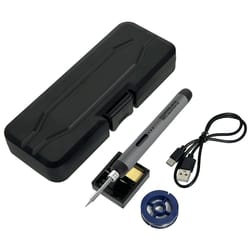 portable mini usb soldering iron set, adjustable temp, type c interface