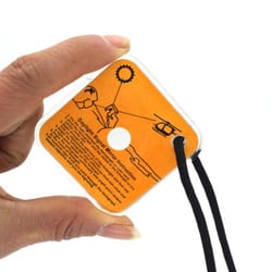 emergency signal mirror, survival reflective mirror for outdoor adventures, hiking, camping & daylight rescue