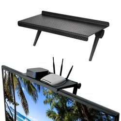 hot selling computer & tv screen storage rack, wireless router & set top box bracket, durable no perforated divine tool