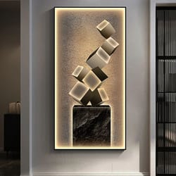 modern creative led wall lamp, mural lighting wall decoration for bedroom, living room, staircase, study & entryway