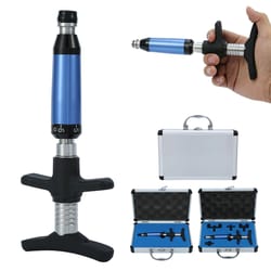 manual spine corrector chiropractic adjusting tool, forth massager therapy device for back, spine, and posture alignment