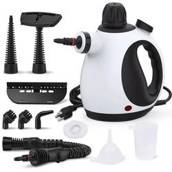 koitat handheld steam cleaner multipurpose portable pressure steamer with 10-piece accessory kit for home deep cleaning