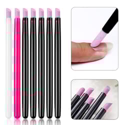 quartz nail cuticle pushers, manicure stick nail files, grinding pen dead skin remover for natural nail care tools
