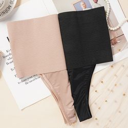 high waist elastic underwear for pregnant women postpartum shaping, belly tightening, hip lifting seamless panties