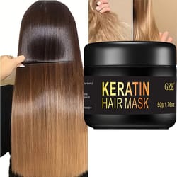 biotin protein with castor oil hair mask, vitamins keratin deep conditioner, repair treatment for dry damaged color hair