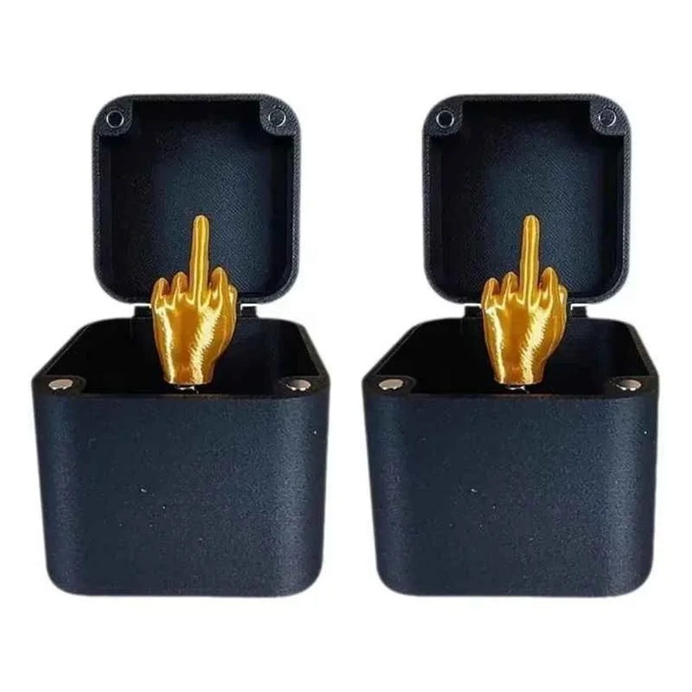 Creative Pop Up Middle Finger Gift Box, Novelty Home Decor Prank Gift, Funny Surprise Box