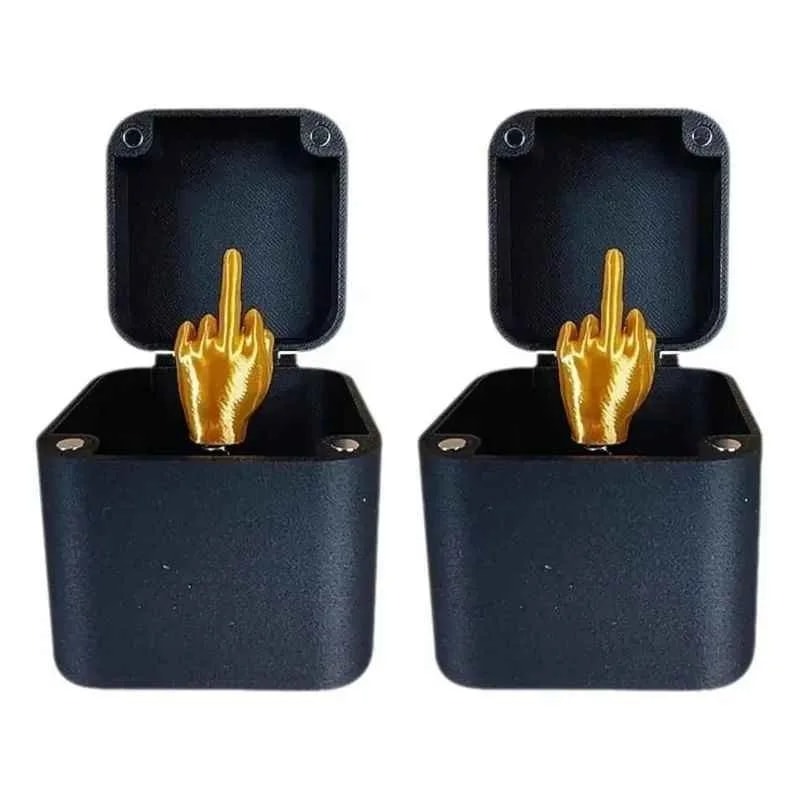 Creative Pop Up Middle Finger Gift Box, Novelty Home Decor Prank Gift, Funny Surprise Box