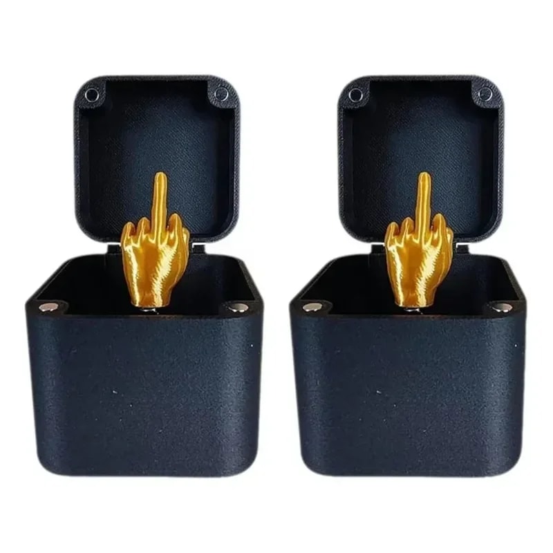 Creative Pop Up Middle Finger Gift Box, Novelty Home Decor Prank Gift, Funny Surprise Box