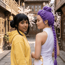 kpop demon hunters cosplay wig for rumi, mira & zoey heat-resistant anime character wig