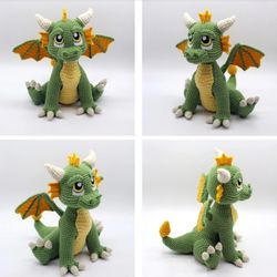 Dragon, crochet Dragon, amigurumi