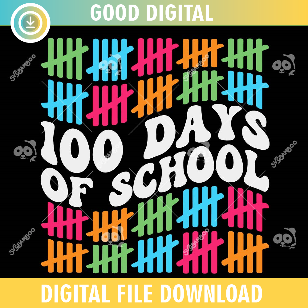 Funny 100 Days Of School SVG PNG.jpg