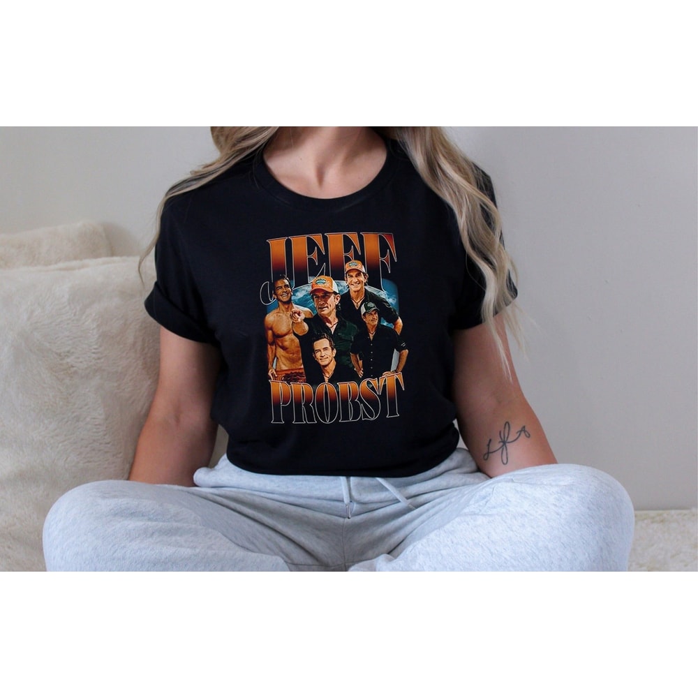 Jeff Probst Vintage Graphic 90s Tshirt, Jeff Probst Survivor Shirt, Presenter Homage Graphic T-shirt, Jeff Probst Vintage Washed Shirt.jpg