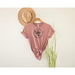 she is strong shirt, religious shirt, inspirational shirt, christian shirt, faith shirt, she is strong, jesus shirt, mom