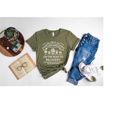 plantaholic shirt, i am a plantaholic on the road to recovery shirt, plant lover shirt, funny gardening gift, gardener s