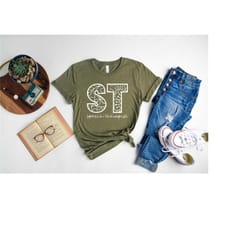 speech therapist shirt, st t-shirt, future speech therapist shirt, speech therapist gift, speech language pathologist sh