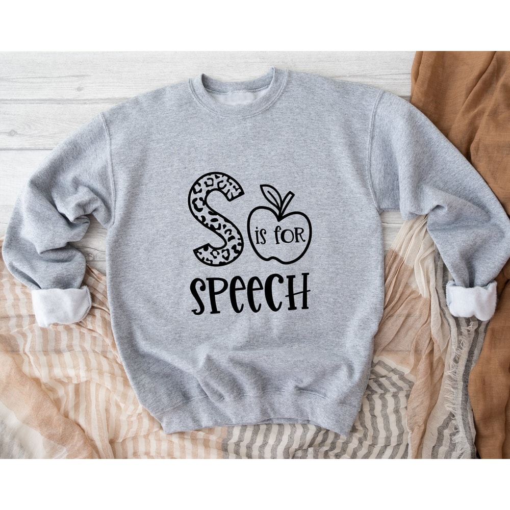 S is For Speech Therapy Sweatshirt, Back to School Gift for Speech Therapist, Speech Therapy Hoodie, SLP Sweatshirt, SLPA Speech Pathology.jpg