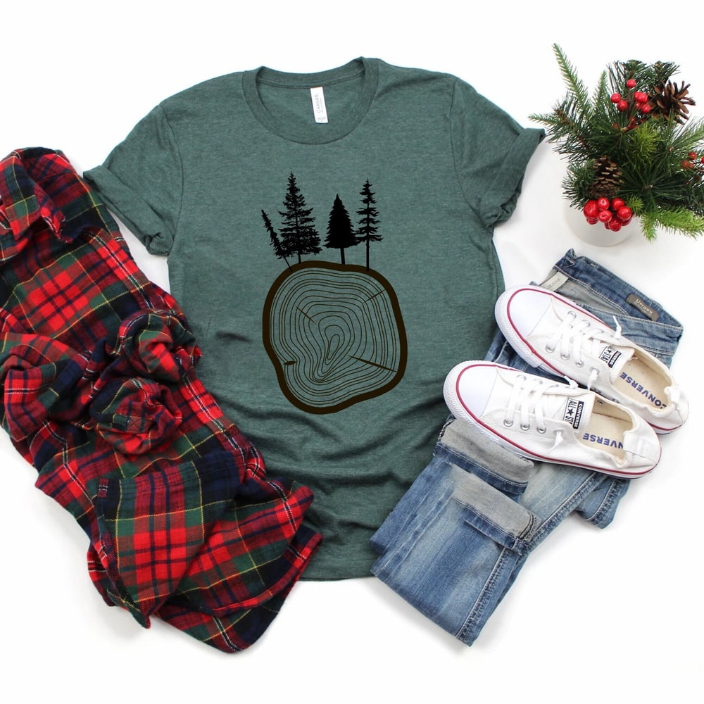 Pine Tree T-Shirt, Pine Tree Shirt, Hiking T Shirt, Mountains Shirt, Adventure T Shirt, Camping Shirt, Wanderlust Shirt, Outdoors Tee, Pine.jpg