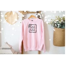 mama sweatshirt, leopard mama, mama frame sweatshirt, mom sweatshirt, mothers day, cheetah mama, mom life, mother's day,