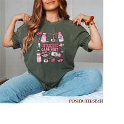 intensive care unite nurse valentine shirt, neonatal intensive care unit nurse gift, icu nurse valentine tee, icu crew v