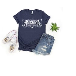 america land of free shirt, 4th of july shirt, america shirt, land of the free america because of the brave shirt, fourt