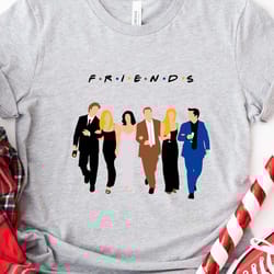 friends tshirt, friends shirt, retro friends tee, chandler, monica, rachel, joey, phoebe t-shirt