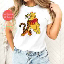 winnie the pooh and tigger shirt, winnie the pooh shirts, tigger shirt, disney group shirts,pooh bear shirt, disney fami