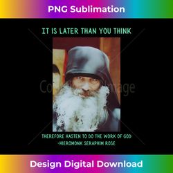 Orthodox Christian Seraphim Rose - Sophisticated PNG Sublimation File - Lively and Captivating Visuals