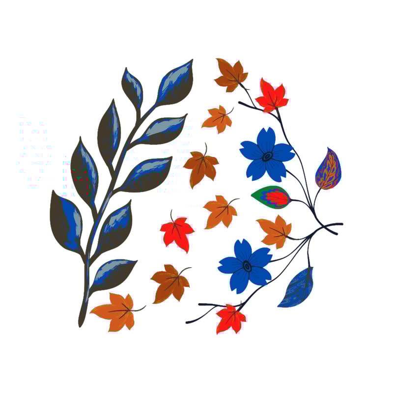 Botanical leaf and flower pattern.png