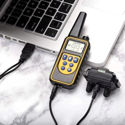 rechargeable electric dog training collar with detachable anti-bark shock & vibration