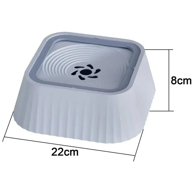 No Spill Pet Water Fountain With Floating Plates AntiSplash Dog Cat Water Dispenser 5