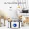 Cat Water Stainless Steel Fountain With LED Light Silent Pump Automatic Pet Drinking Dispenser For 4