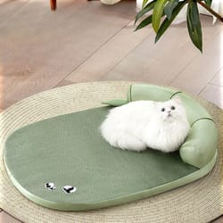 Summer Bed Mat for Dogs, Cooling Dog Cushions Supplies, Sofa Beds Large Small, Pet Accessory Cats Kennel Baskets Pets