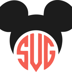 mickey mouse ears monogram svg, disney mickey svg, mickey clipart, mickey mouse svg, mickey face svg, mickey head svg