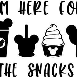 i'm here for the snacks svg, disney mickey svg, mickey mouse svg, mickey mouse face svg, mickey head svg