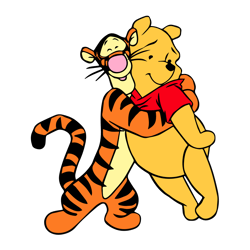 winnie the pooh and tigger svg, winnie the pooh svg, disney svg, winnie the pooh svg cut file, digital download