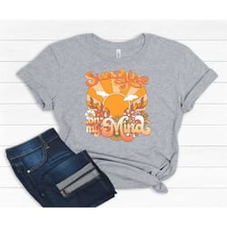 retro sunshine on my mind shirt, retro sunshine